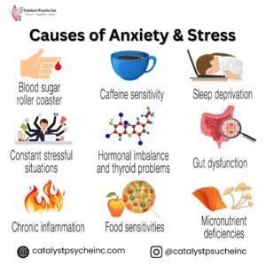 Causes of Anxiety & Stress