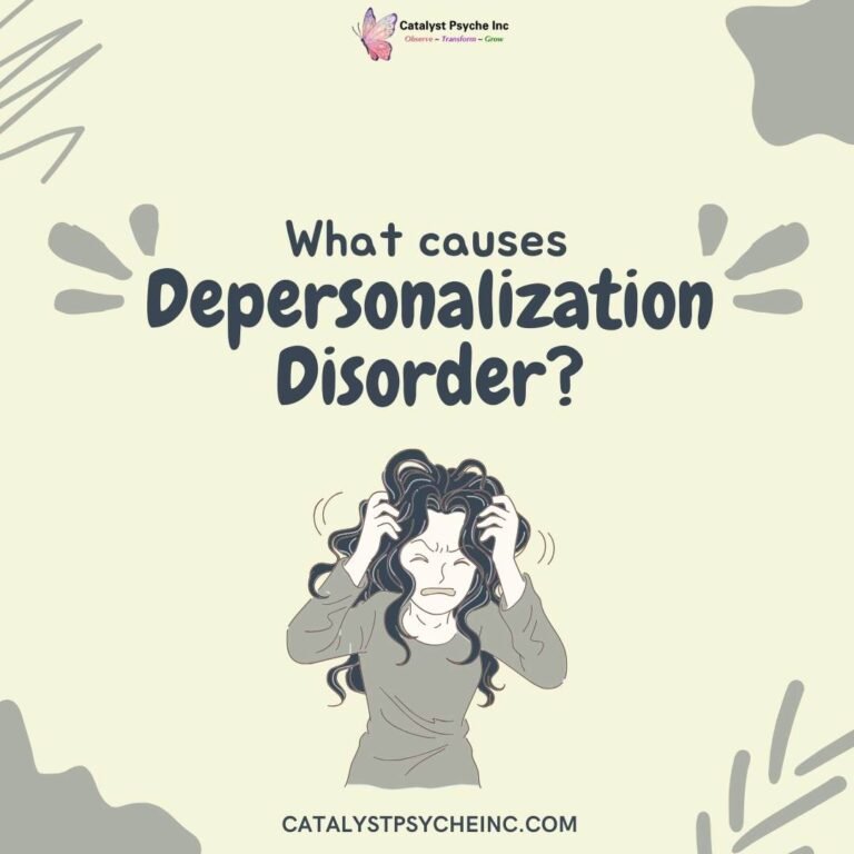 What causes depersonalization disorder