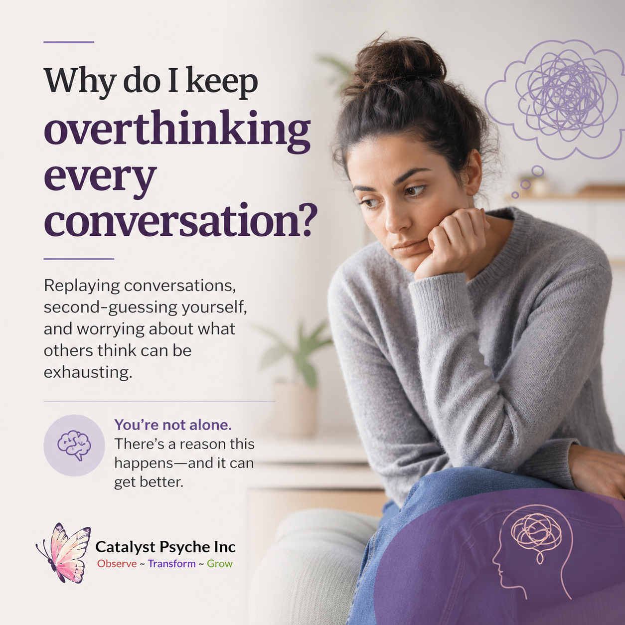 overthinking every conversation anxiety