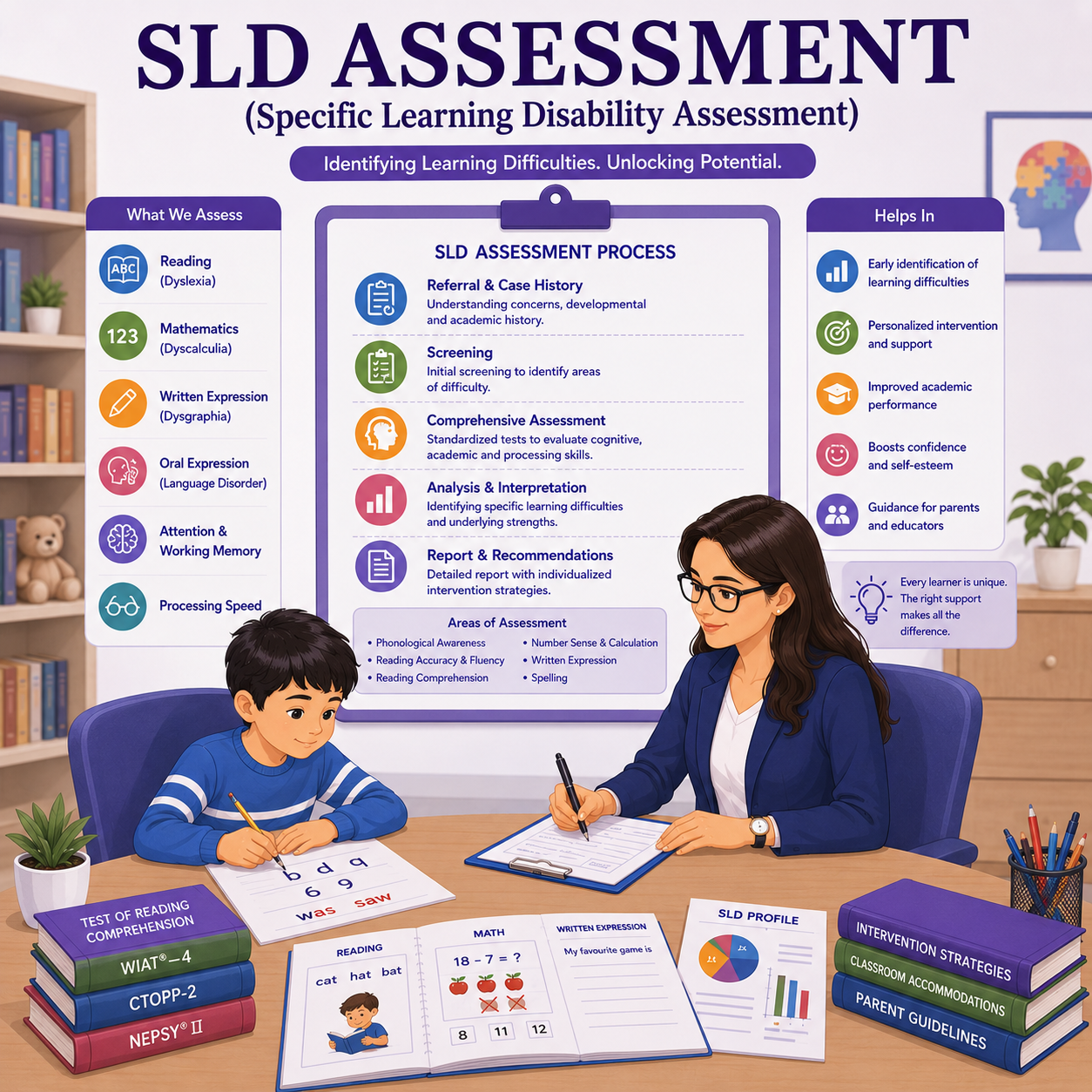 SLD Assessment (Specific Learning Disability Assessment)
