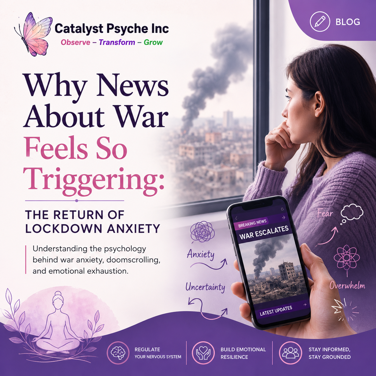 7 Psychological Reasons Why War News Triggers Anxiety and Lockdown Trauma Again